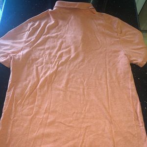 Pink polo w/light blues horse